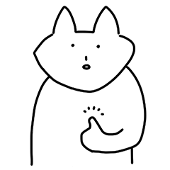 Expressive cat 'Pyogo'
