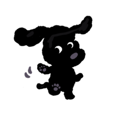 Black Toy Poodle SUZURI