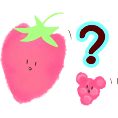 cute strawberry STAMP