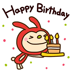 リンゴうさぎちゃん3 お祝い編 Line スタンプ Line Store