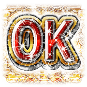 Luxurious character sticker