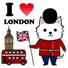 Westie in London, England