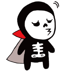 The man with bone tights.