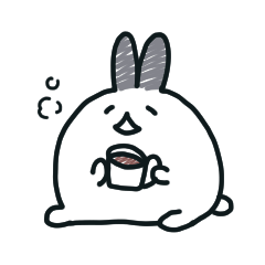 Expressive round rabbit