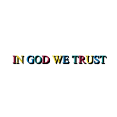 IN GOD WE TRUST STICKERS
