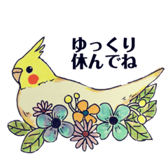kikiの小鳥スタンプ•イラスト編