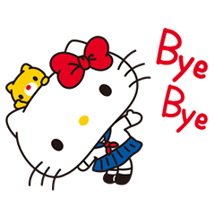 Hello Kitty Stiker Animasi Sederhana