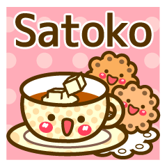 Use the stickers everyday "Satoko"