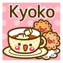 Use the stickers everyday "Kyoko"