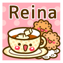 Use the stickers everyday "Reina"