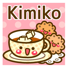 Use the stickers everyday "Kimiko"
