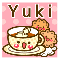 Use the stickers everyday "Yuki"