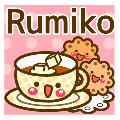 Use the stickers everyday "Rumiko"