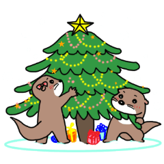 Otters Lan Lan-Winter
