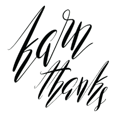 kran calligraphy (black)