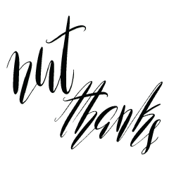 nut calligraphy (black)