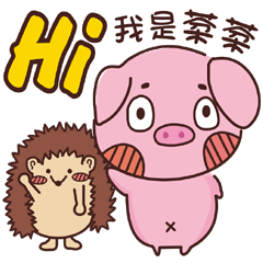 Coco Pig 2 -Name stickers - Feng Feng