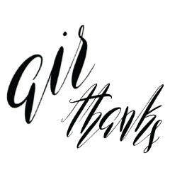 air calligraphy (black)