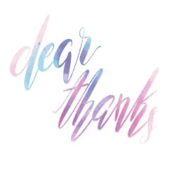 dear calligraphy