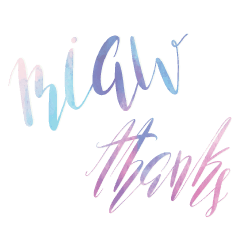 miaw calligraphy