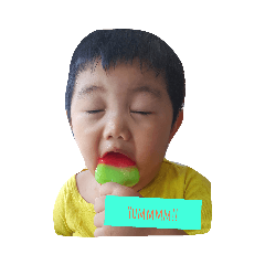 A funny boy and girl.