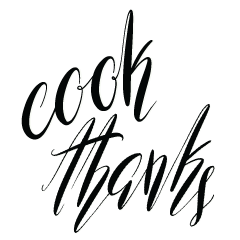 cook calligraphy (black)