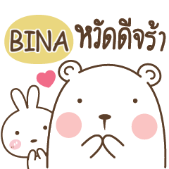 BINA Bear and Little Rabbit e