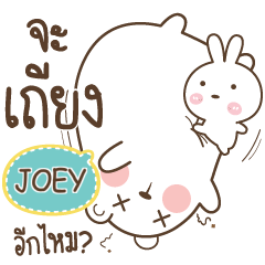 JOEY Bear Love Little Rabbit e