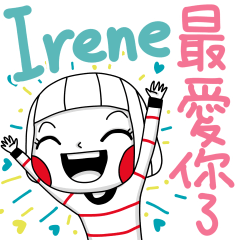 Irene's sticker