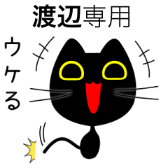 【渡辺】専用の黒猫です
