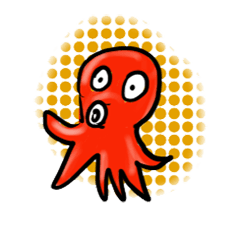 Crazy Octopus Sticker