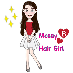 Messy hair girl B