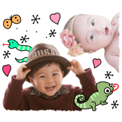 Kouga&Rin sticker3.(by hoho)