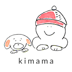 Knit-kun and Wanko sticker!