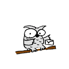 Handwritten Owl-kun