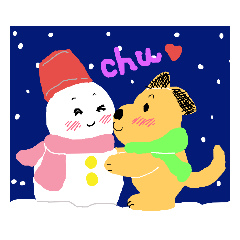 Dog's Puruta&Friends(Everyday 2)Winter