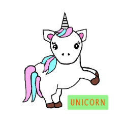 ユニコーンの英語スタンプ Line スタンプ Line Store ユニコーンの英語スタンプ Line スタンプ Line Store