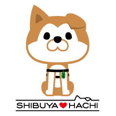 Official SHIBUYA HACHI sticker
