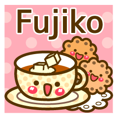 Use the stickers everyday "Fujiko"