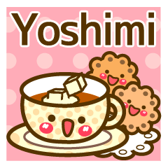 Use the stickers everyday "Yoshimi"
