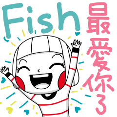Fish's sticker