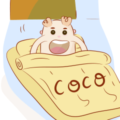 Coco the marshmallow stickers pack