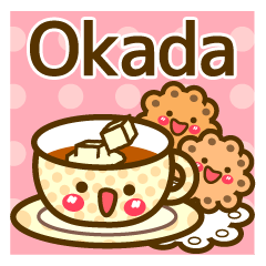 Use the stickers everyday "Okada"