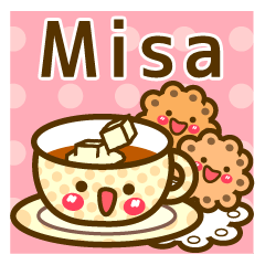 Use the stickers everyday "Misa"