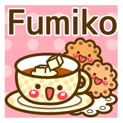 Use the stickers everyday "Fumiko"