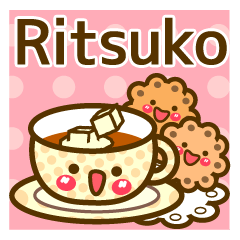 Use the stickers everyday "Ritsuko"