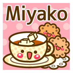 Use the stickers everyday "Miyako"