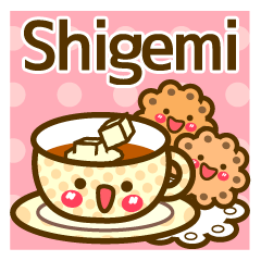 Use the stickers everyday "Shigemi"