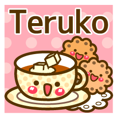 Use the stickers everyday "Teruko"