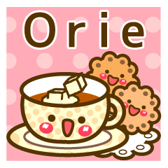 Use the stickers everyday "Orie"